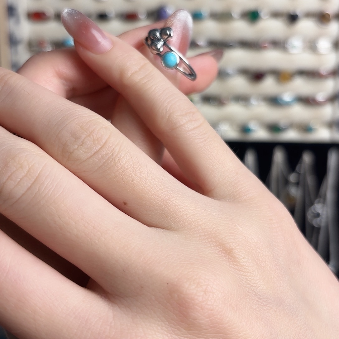 925银925银绿戒指