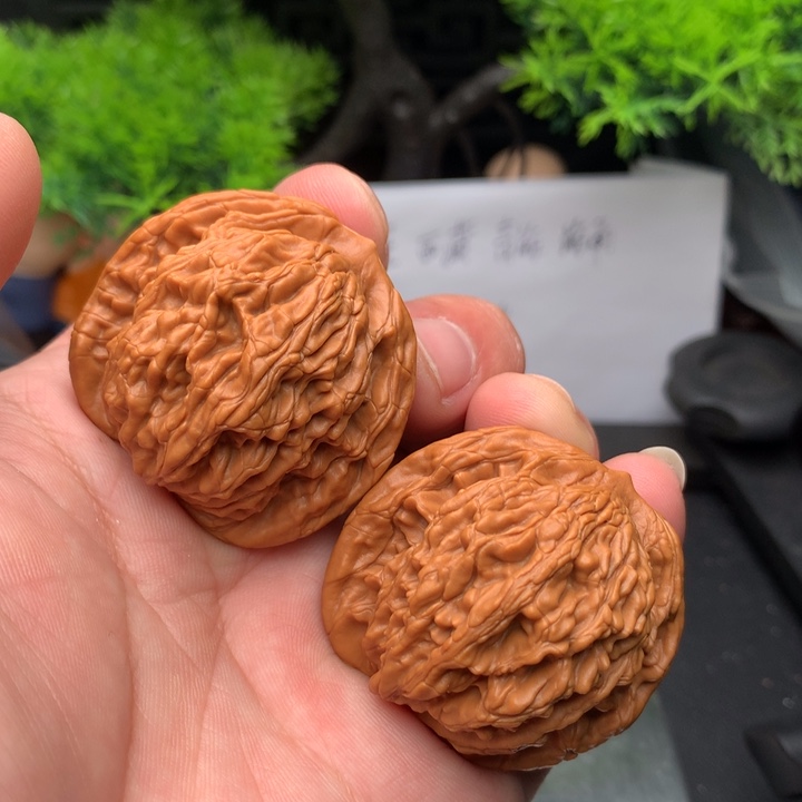 吊坠文玩核桃43尺麦穗虎头