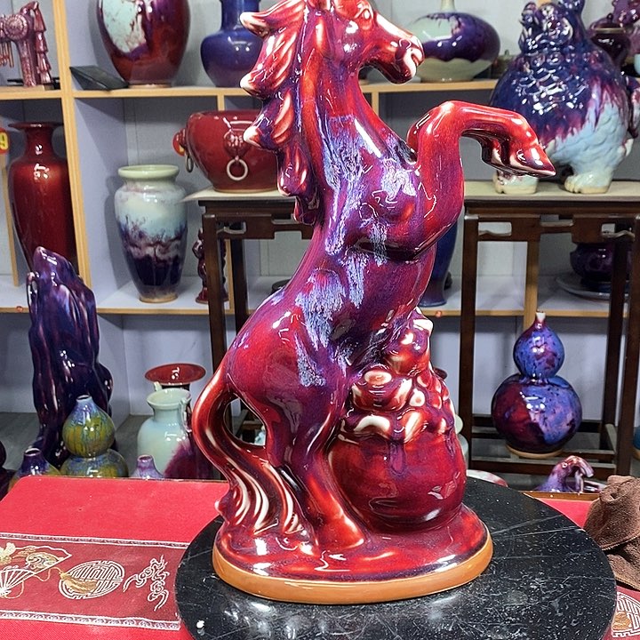 瓶中国神垕精品钧瓷