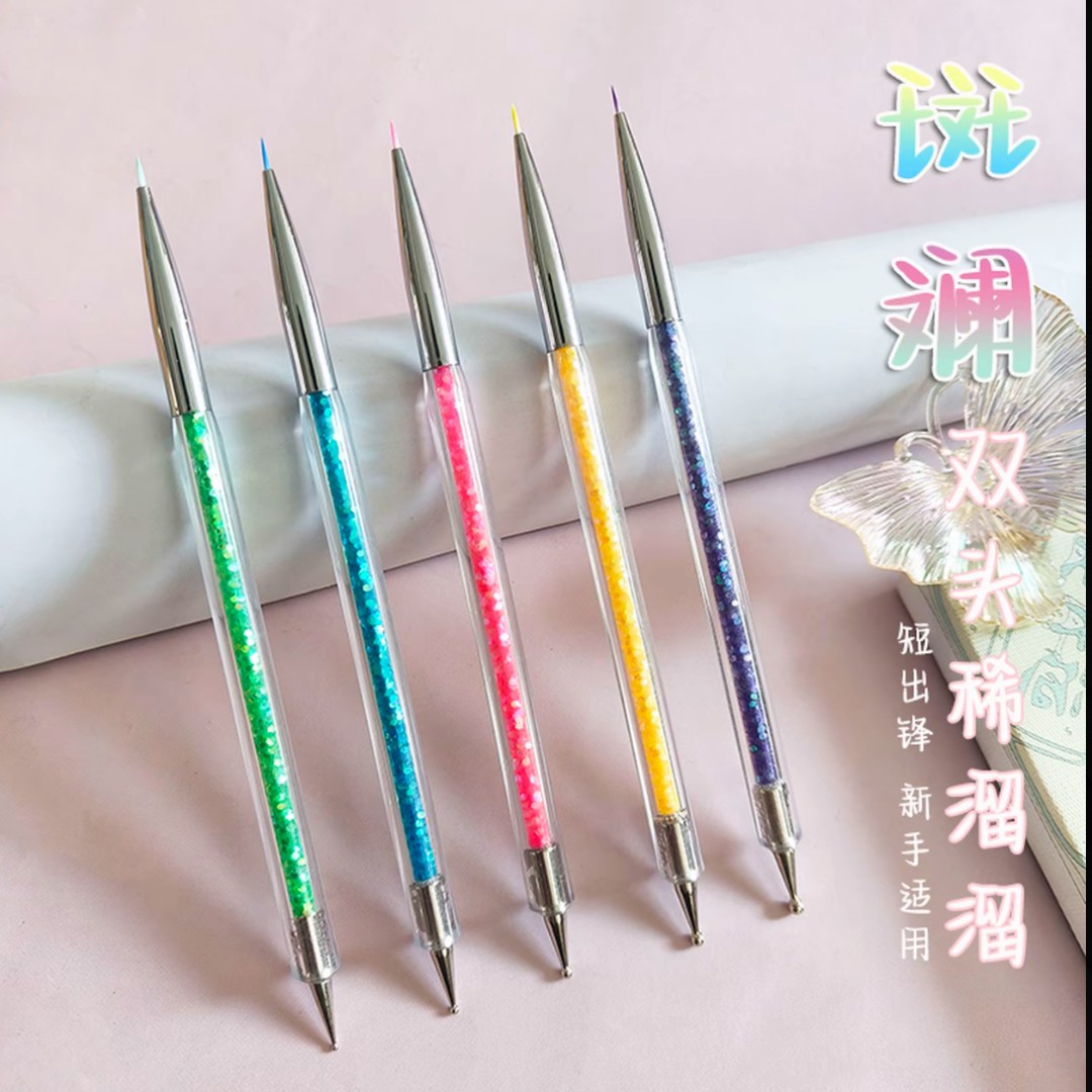 【斑斓/夜玫/黄昏】DIY数字油画专用短出峰勾线溜溜画笔极细勾线笔