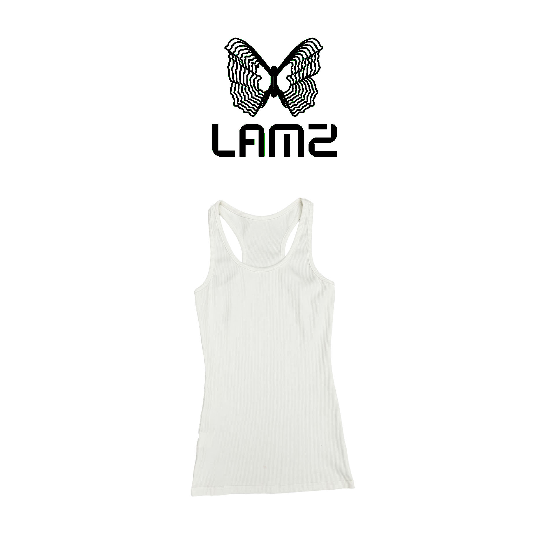 lamz 辣妹风宽松型背心吊带百搭舒适运动简约打底 Lamz03DX023