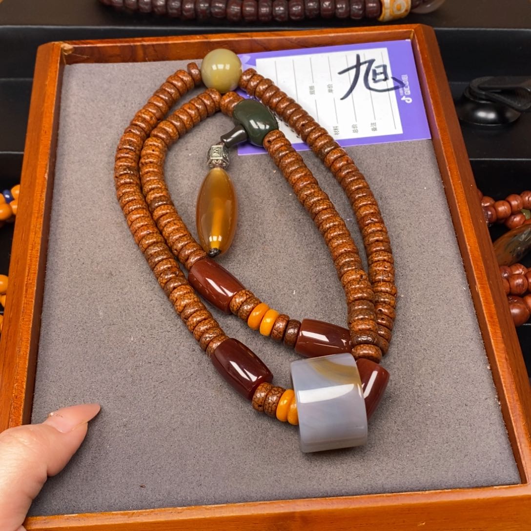 星月菩提吊坠金*哥星月