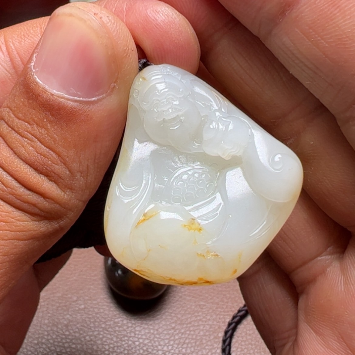 【闪购商品】和田玉吊坠(不含链)未镶嵌周*黑