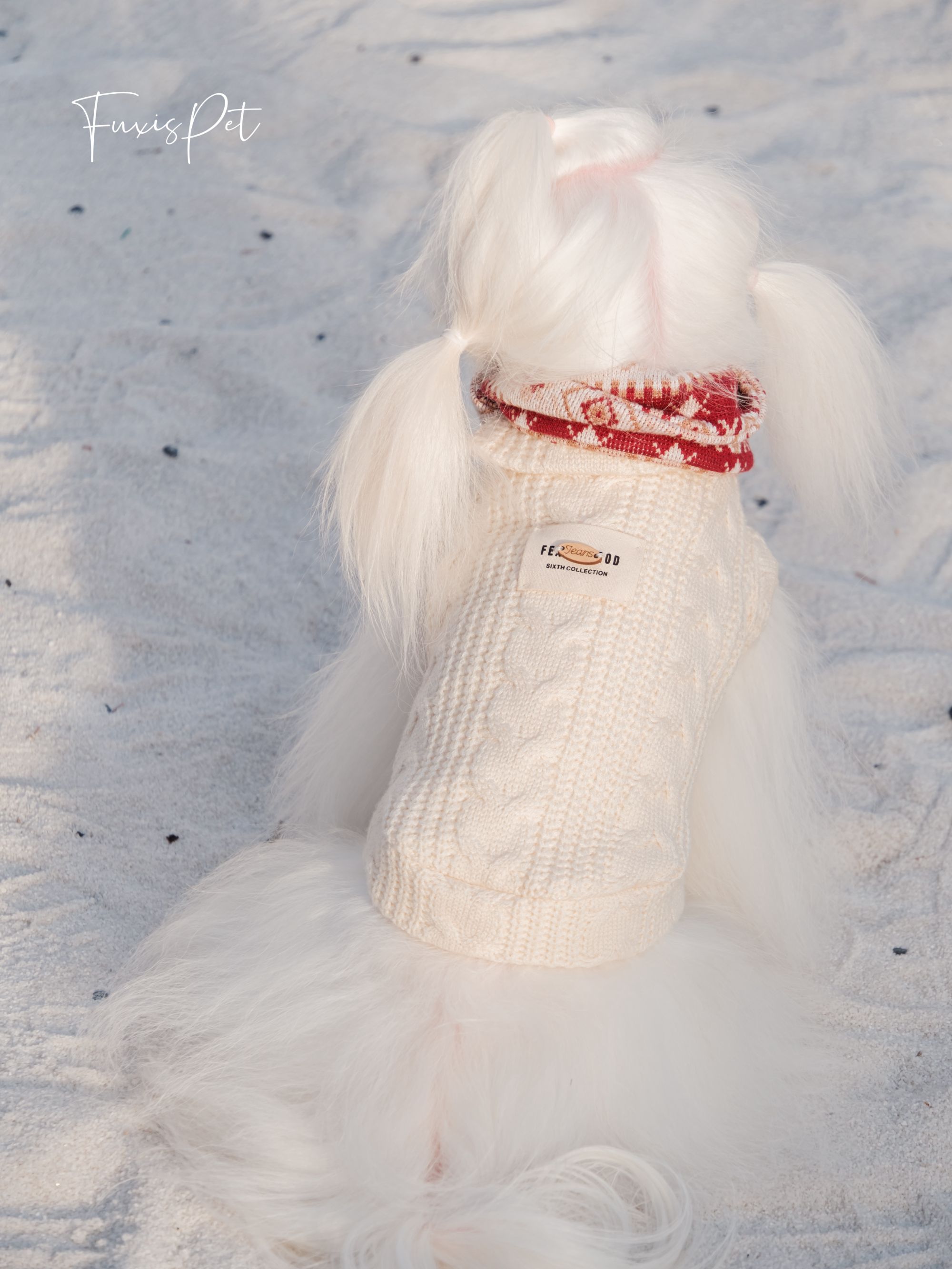 马尔济斯比熊西施约克夏等小型犬韩系气质简约风格背心毛衣