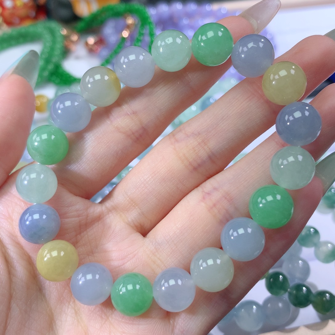 未镶嵌手链翡翠翡翠 