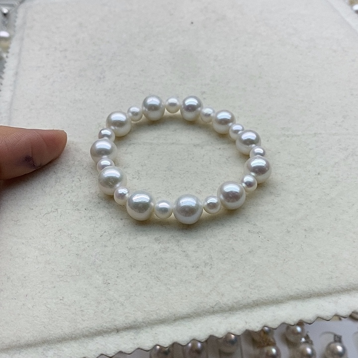 吊坠925银特价双珠珠手链