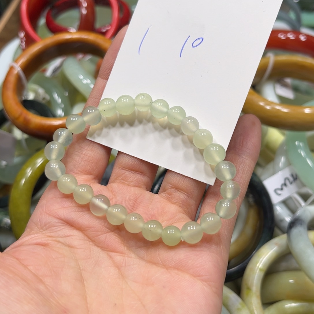 蛇纹石玉手链未镶嵌