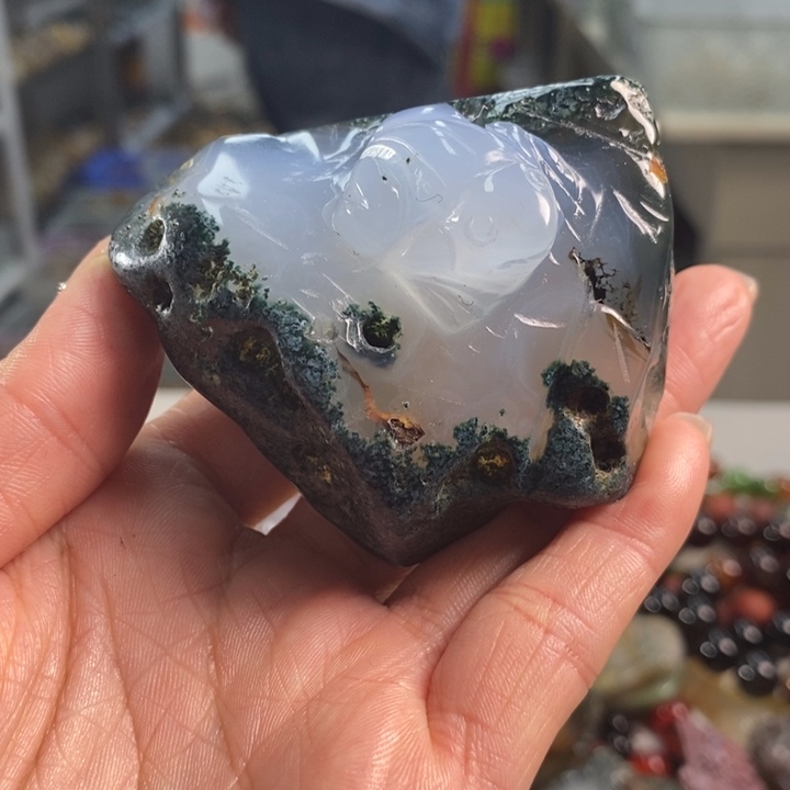 玛瑙/玉髓吊坠(不含链)未镶嵌