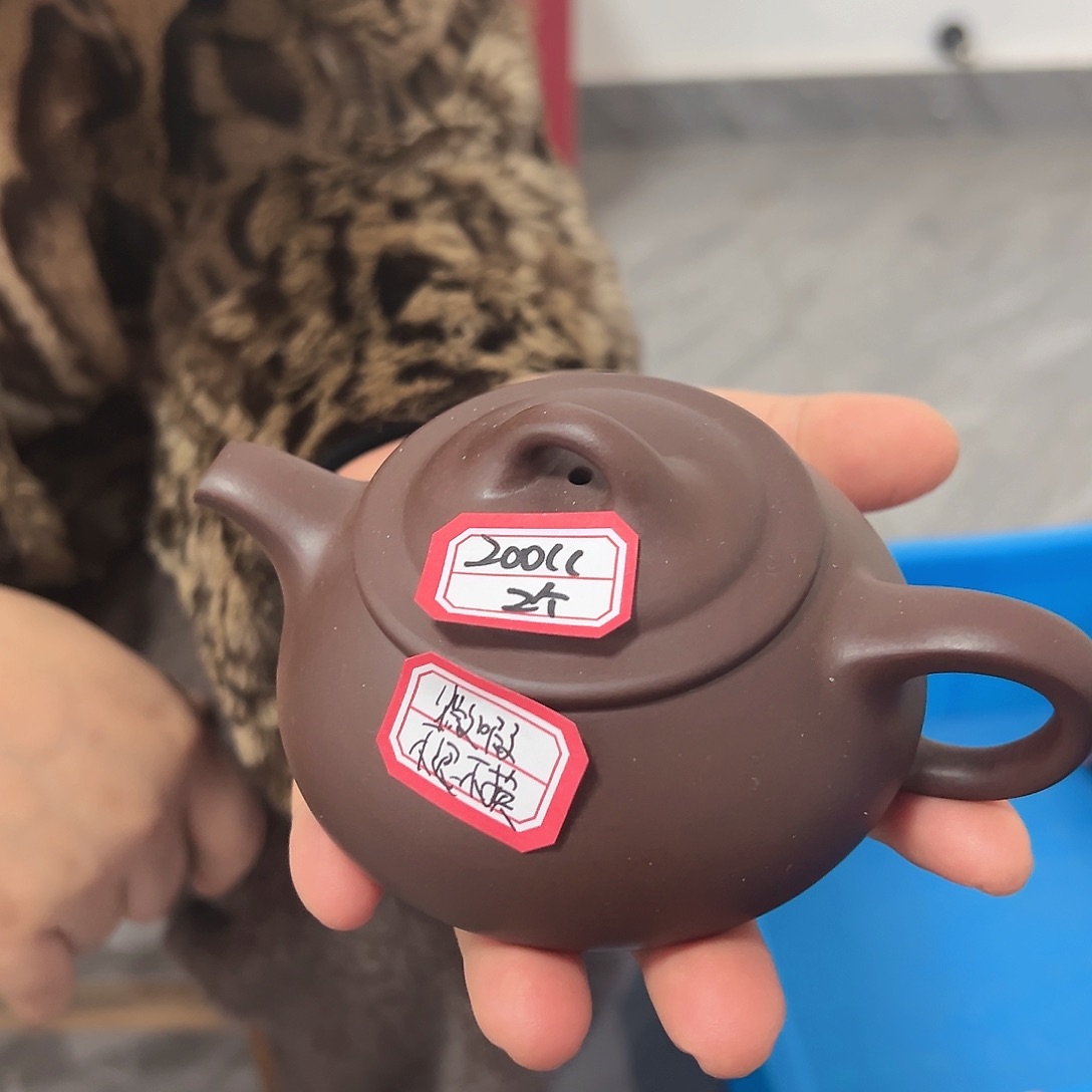 紫砂茶壶黄龙山原矿紫泥200