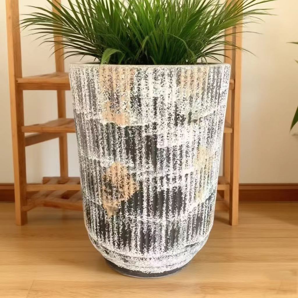 特大号复古透气粗耐用陶花盆适合室内外兰花发财树等绿植盆栽