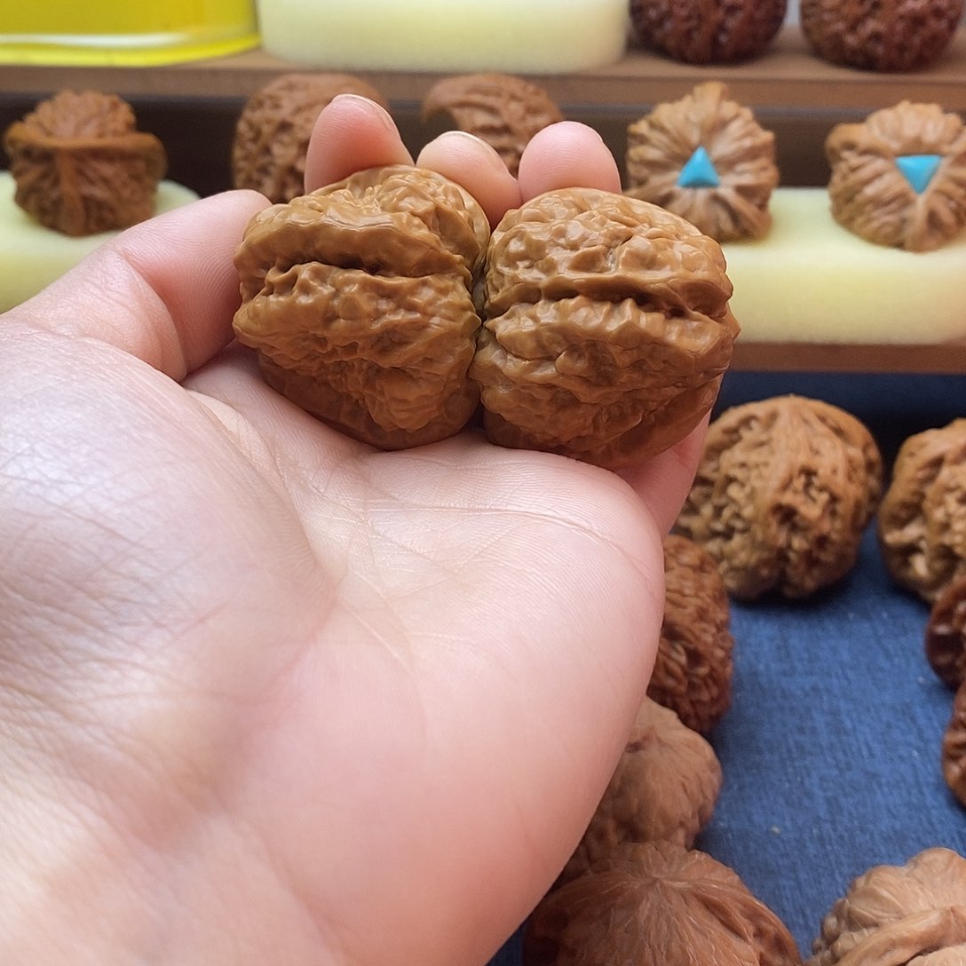 文玩核桃把件蛤蟆头41