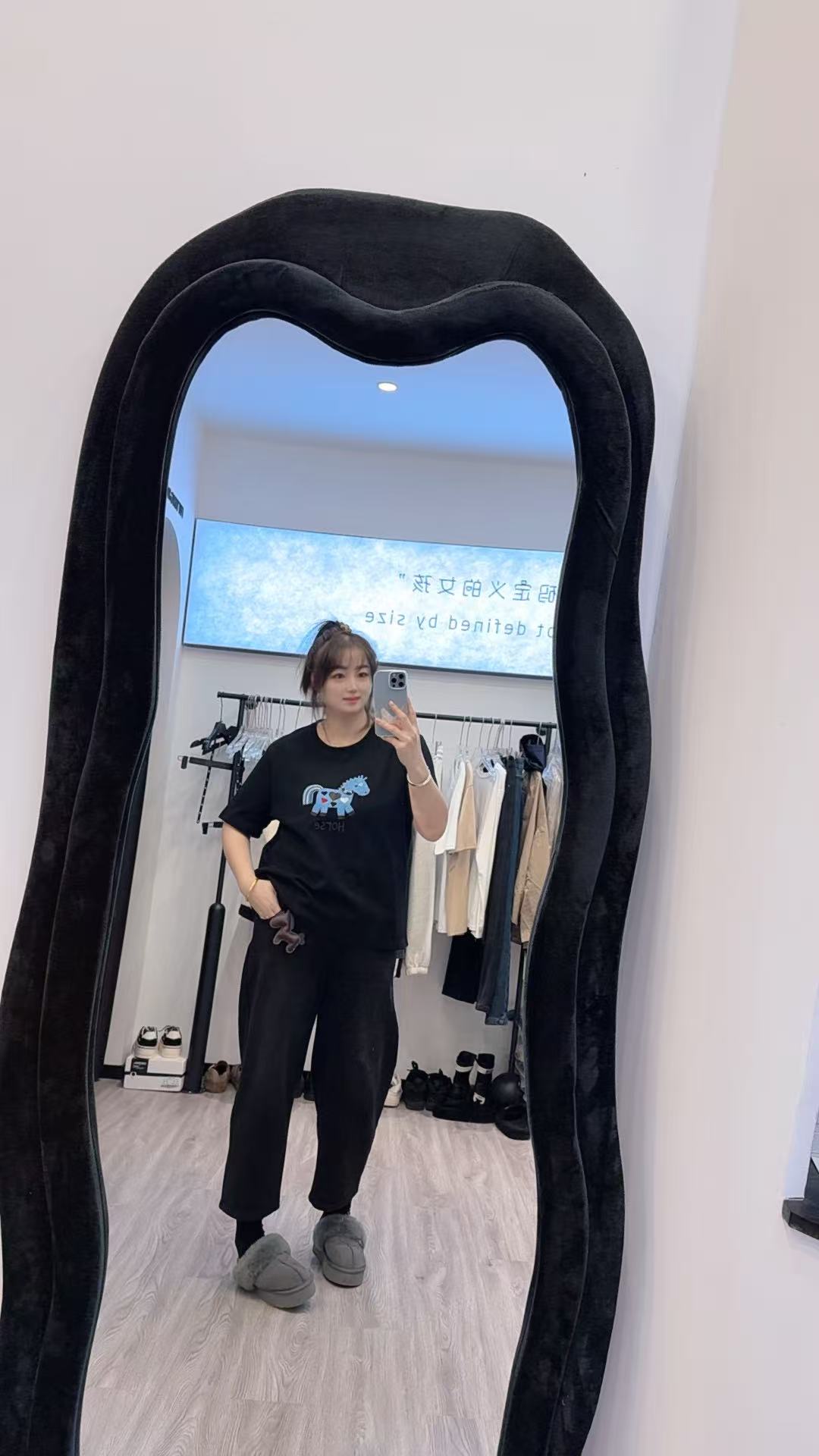 2025范家1202新款体力刺绣小马半袖T恤