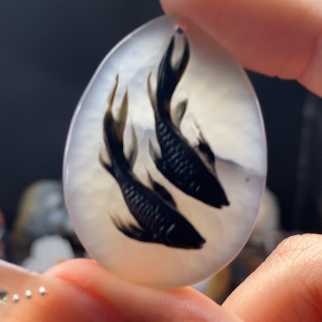 玛瑙/玉髓未镶嵌吊坠(不含链)