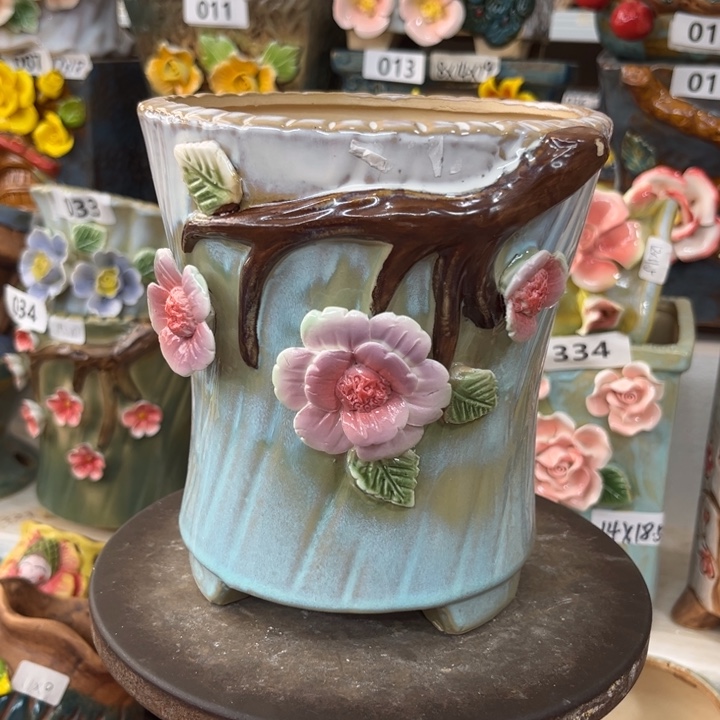 紫砂花盆粗陶材质多肉花盆