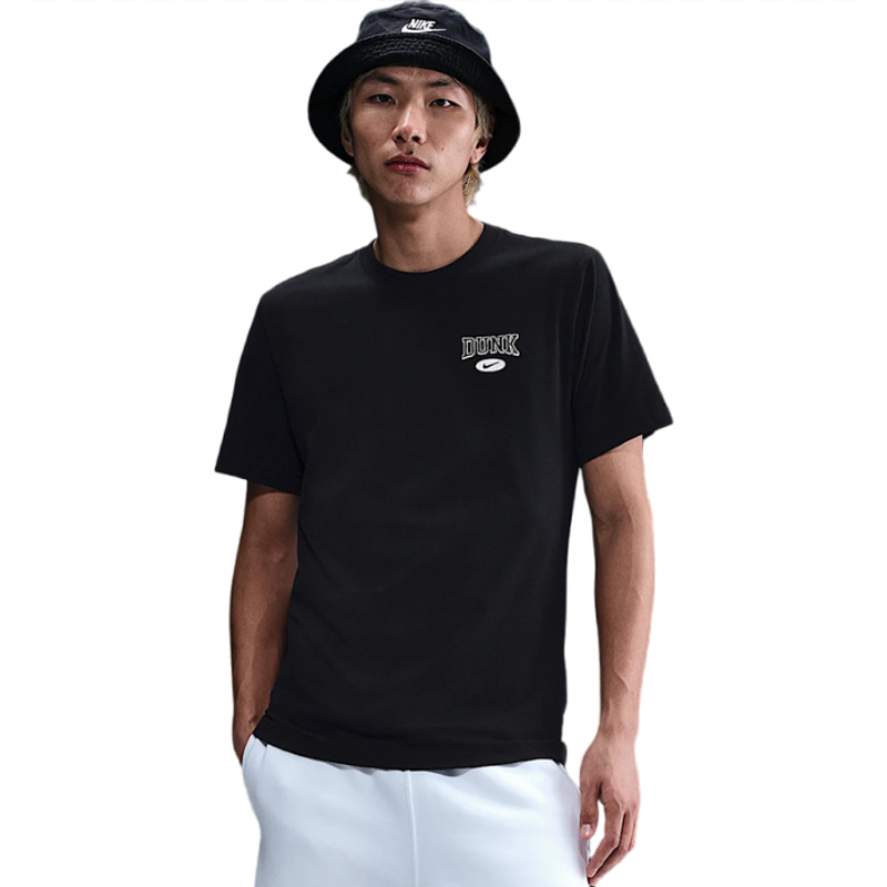 NIKE耐克男子流光风针织无领运动短T恤HJ0773-010