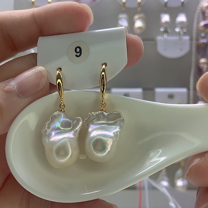 豆***豆颈饰银S925镶嵌淡水珍珠9