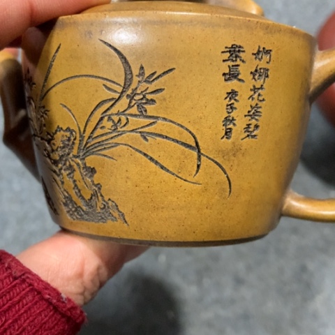 顺***盈紫砂茶壶陶瓷摆件爱好者摆件