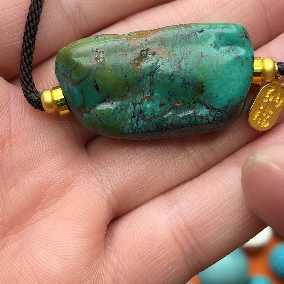 绿松石未镶嵌吊坠(不含链)