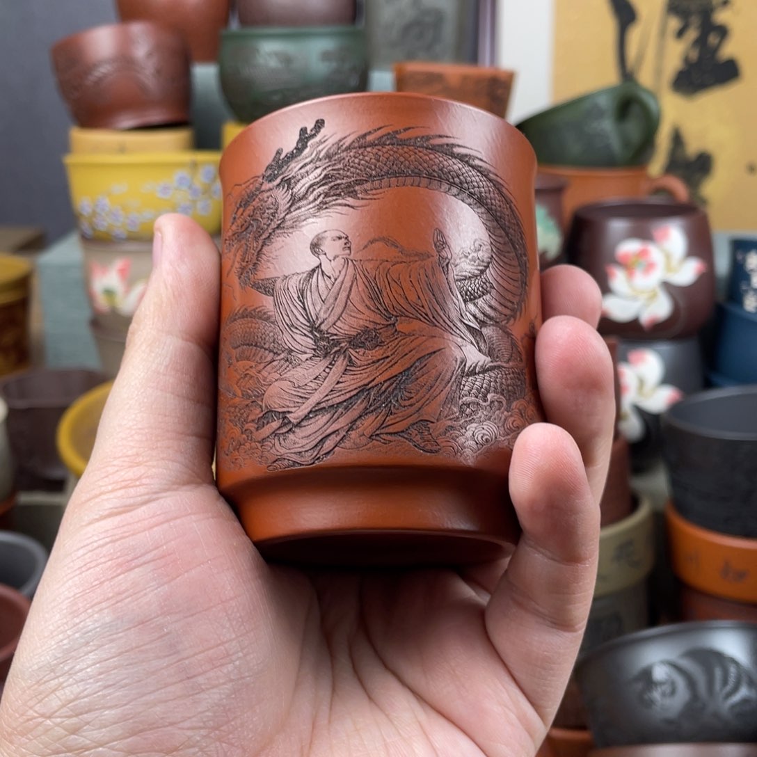 紫砂茶杯紫砂茶杯