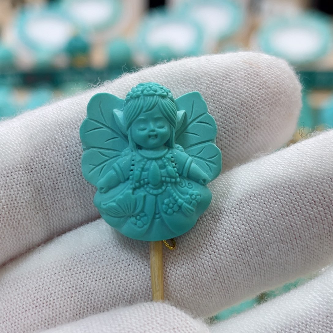 绿松石珠宝奇石未镶嵌