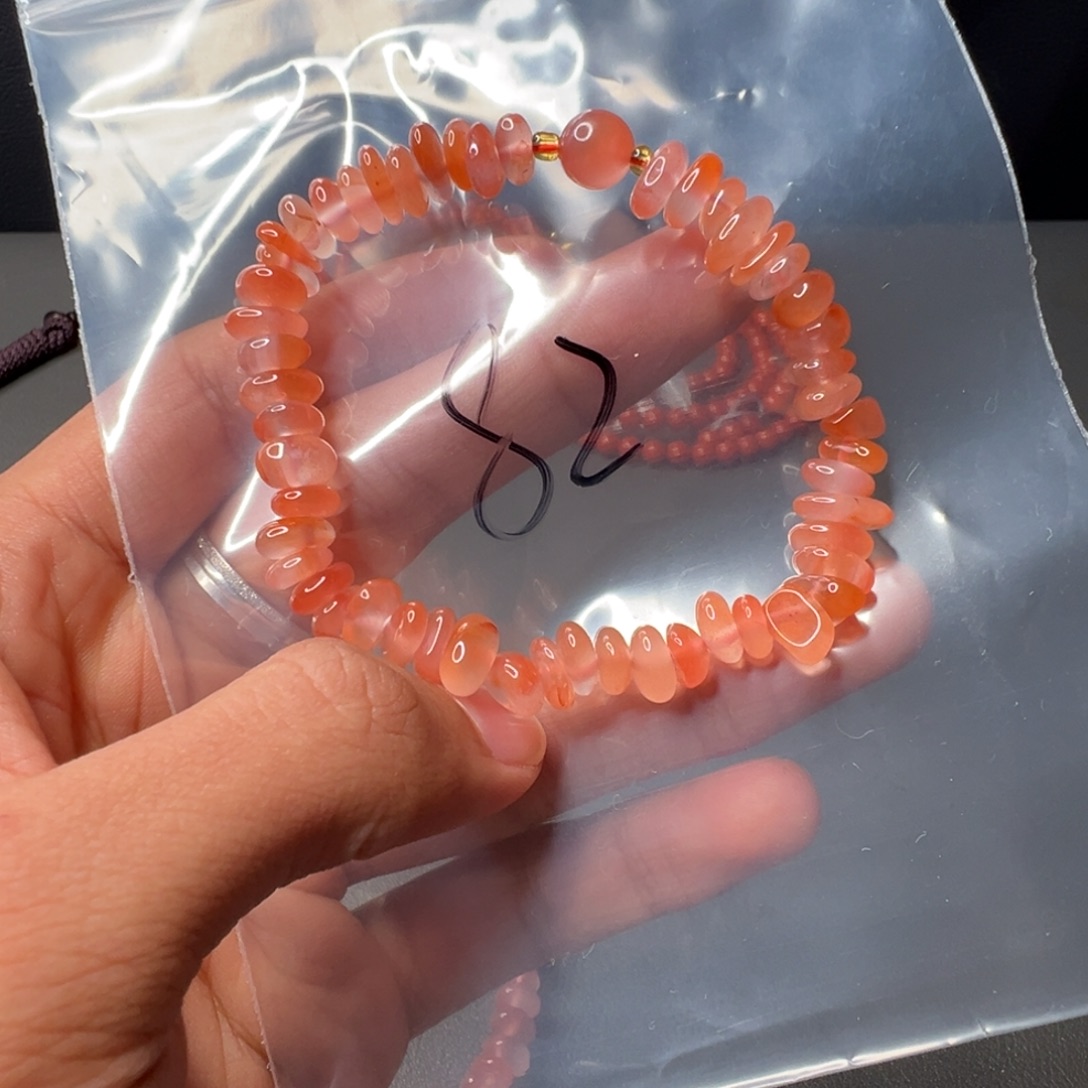 南红玛瑙未镶嵌82号南红随型单圈