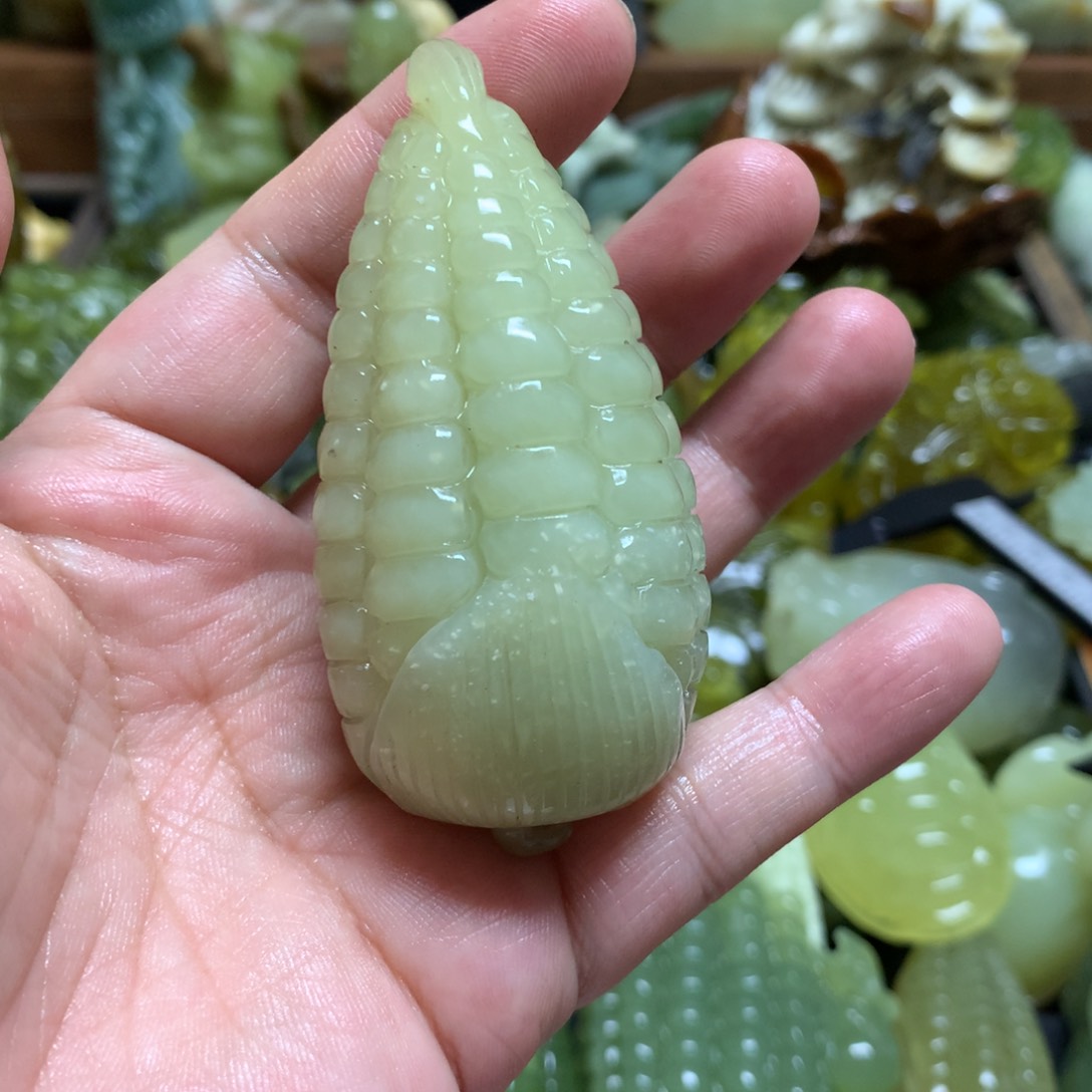 岫玉手把未镶嵌手把