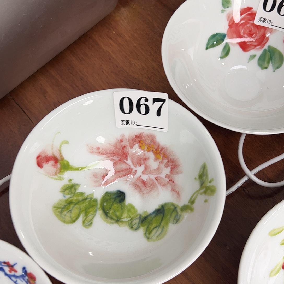 瓷片景德镇陶瓷手工手绘制作