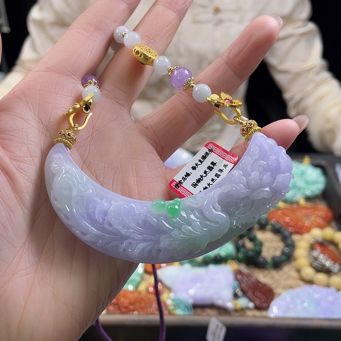 翡翠戒指未镶嵌代编织