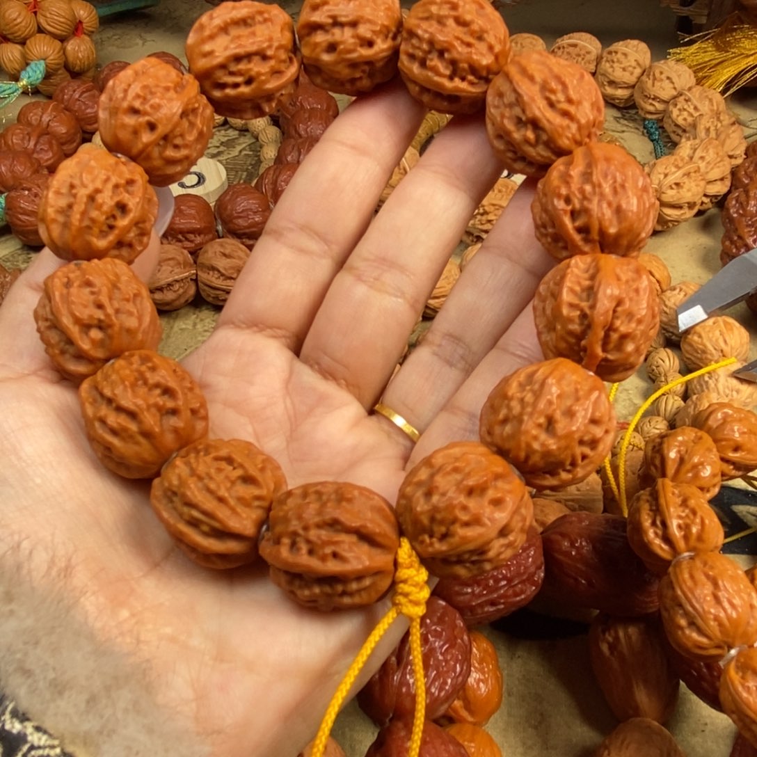 文玩核桃吊坠疙瘩纹八棱文玩核桃