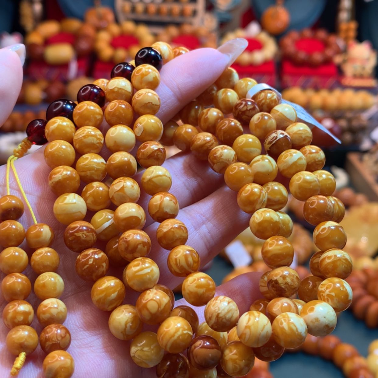 【闪购商品】蜜蜡手链未镶嵌蜜蜡手链