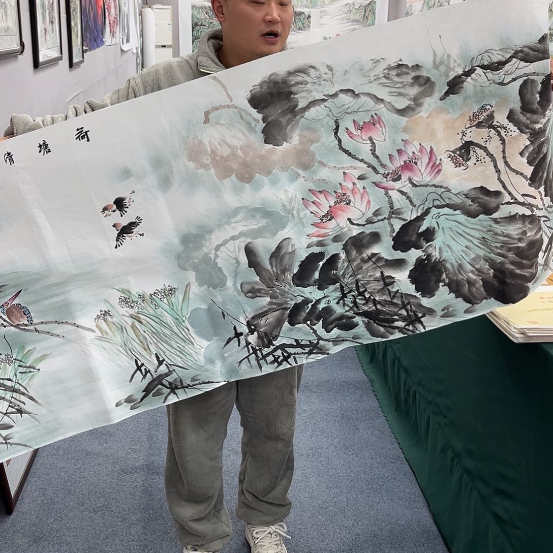 国画宣纸国画作品纯手绘