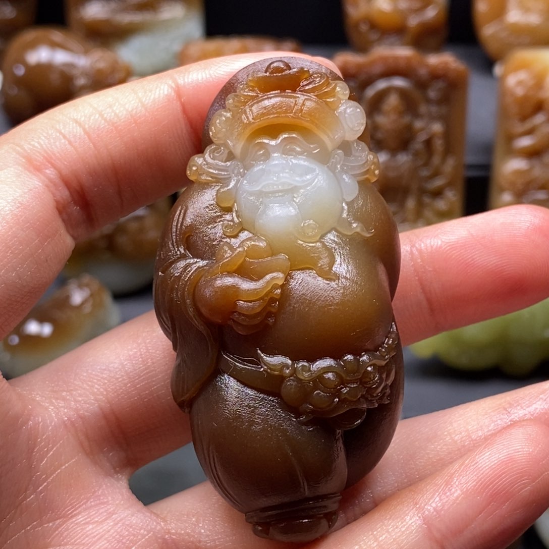 和田玉挂件未镶嵌