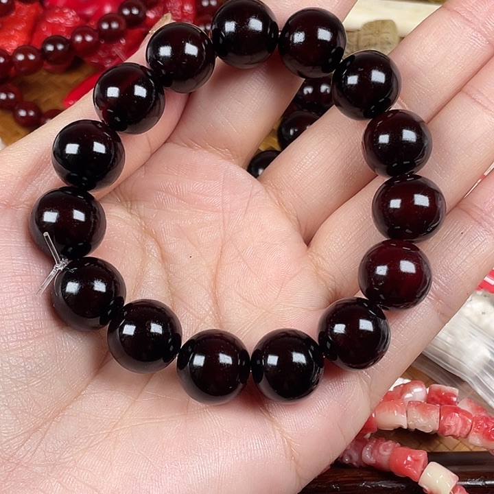 鹿骨手串/手链黑*驼骨41