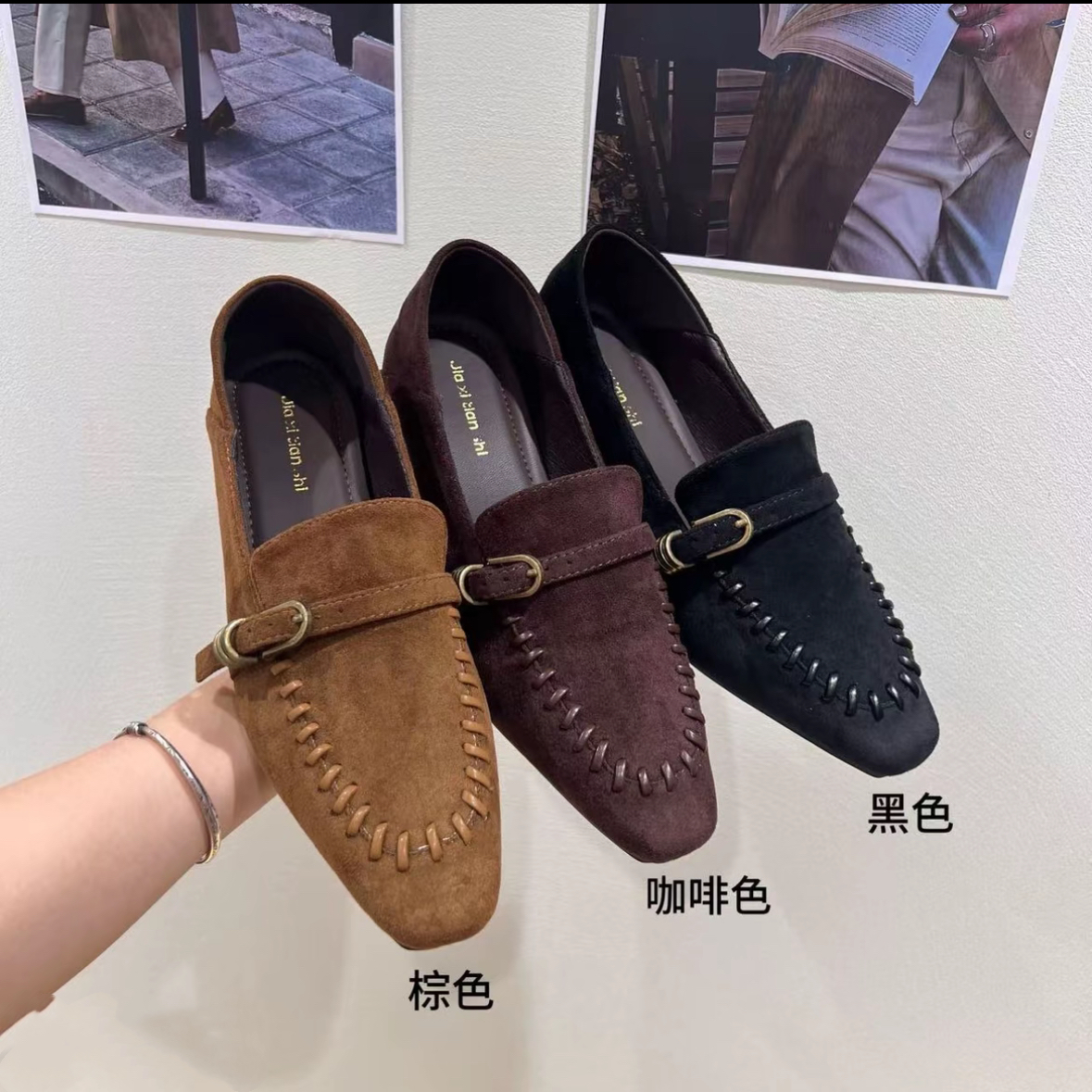 休闲风玛丽珍鞋夏季法式秋季单鞋休闲鞋低跟百搭
