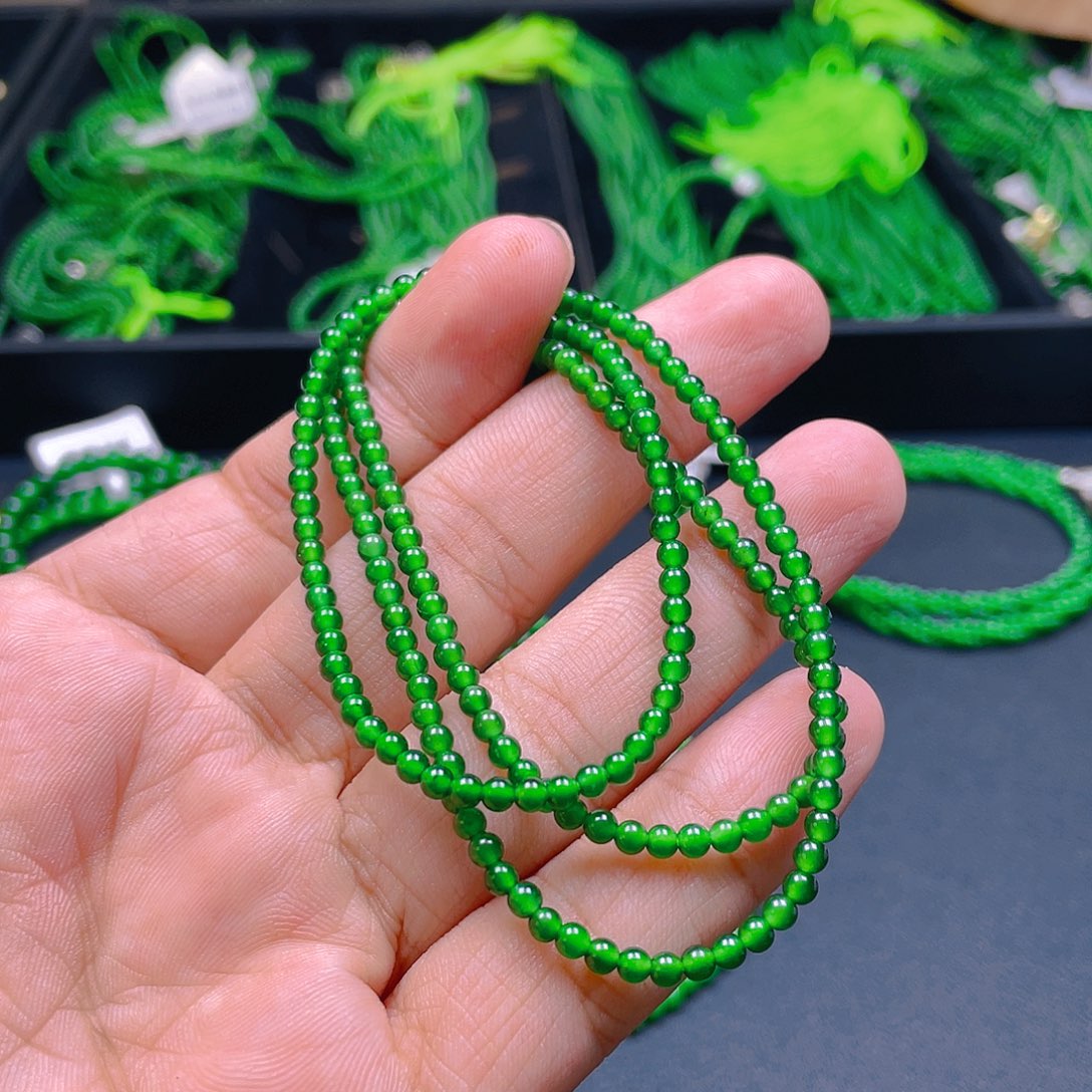 翡翠未镶嵌颈饰88588888888888