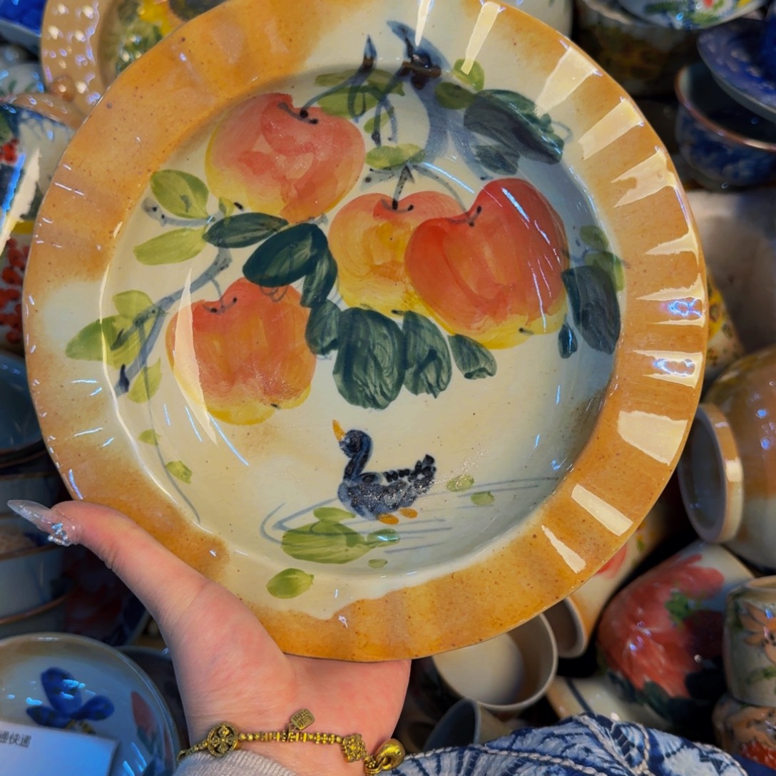 瓷片景德镇陶瓷手工手绘