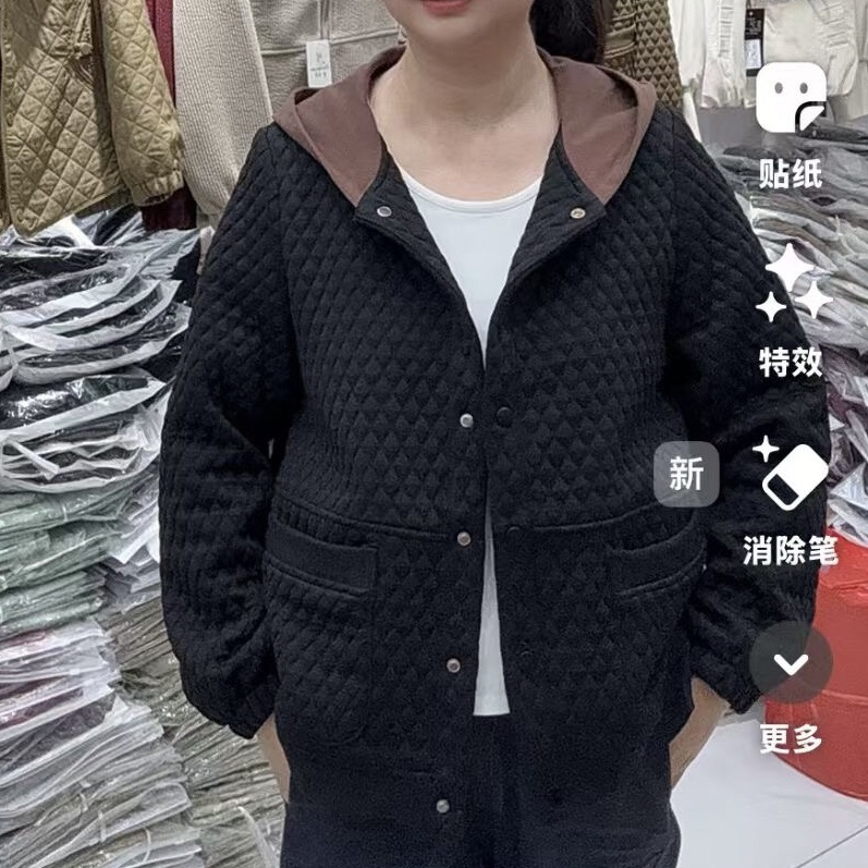 秋季厚款常规休闲风常规袖短外套薄款时尚百搭洋气