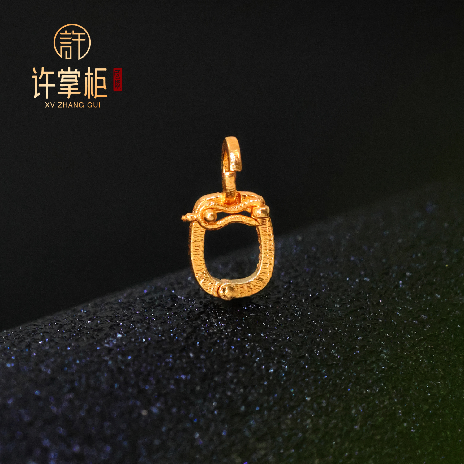 许掌柜｜金耀慧扣 18K金万能扣吊坠素款配饰国潮经典简约百搭精致