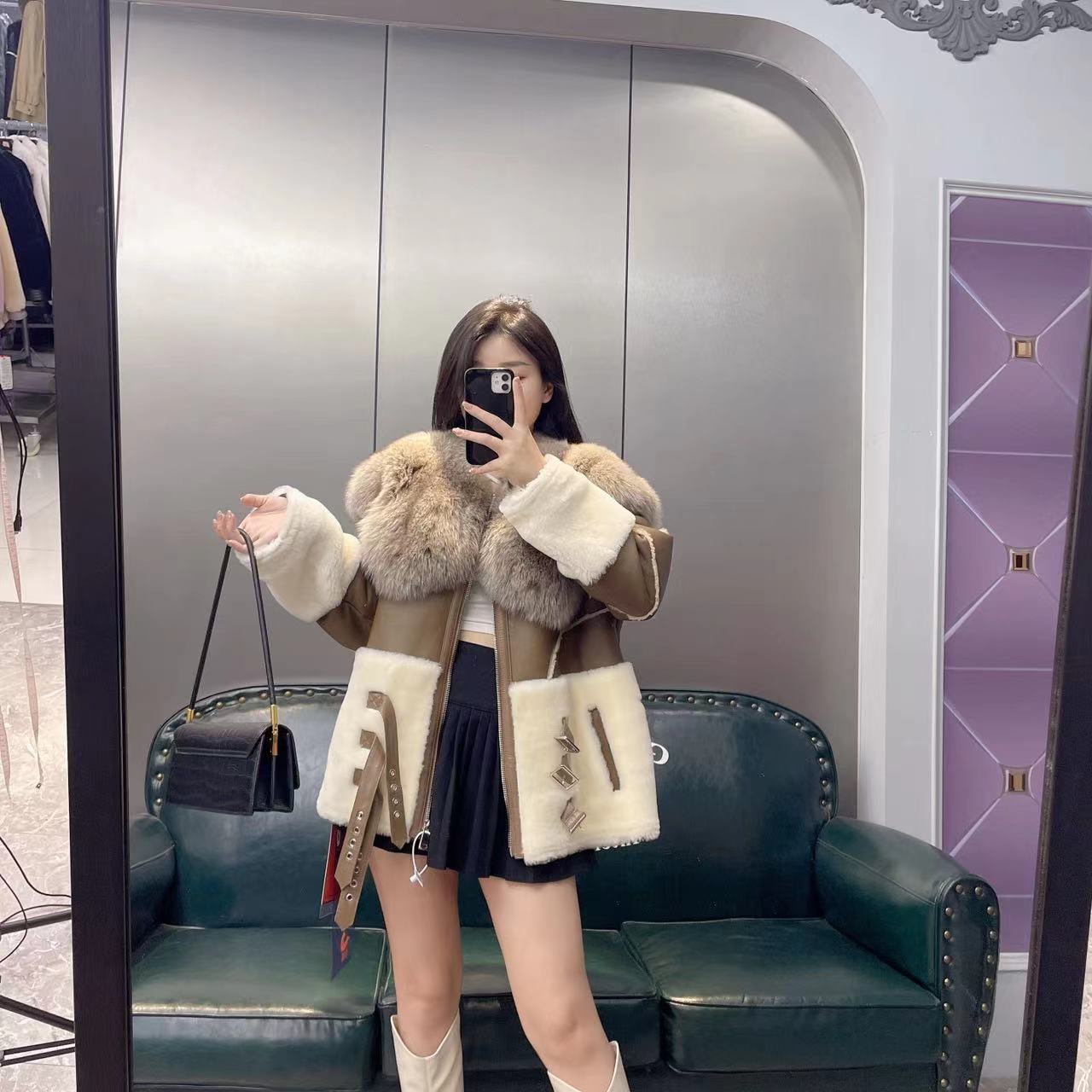 玖之梦001-200(海宁高货真皮孤品样衣捡漏）链接冬季女装