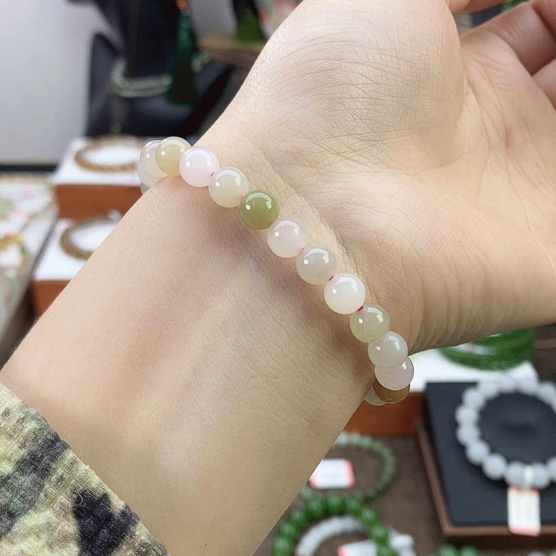 和田玉手串未镶嵌