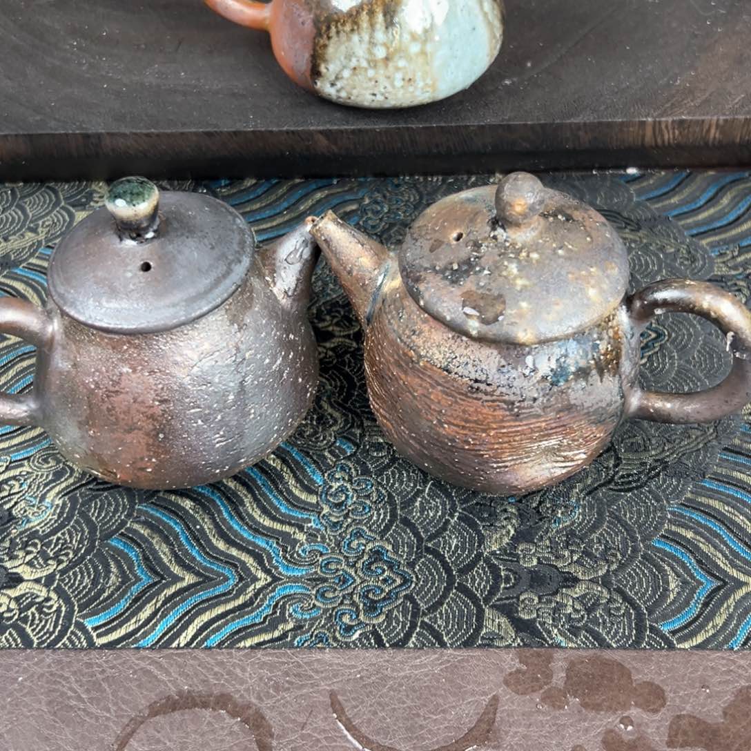 杯御*堂柴烧茶器铁胎壶