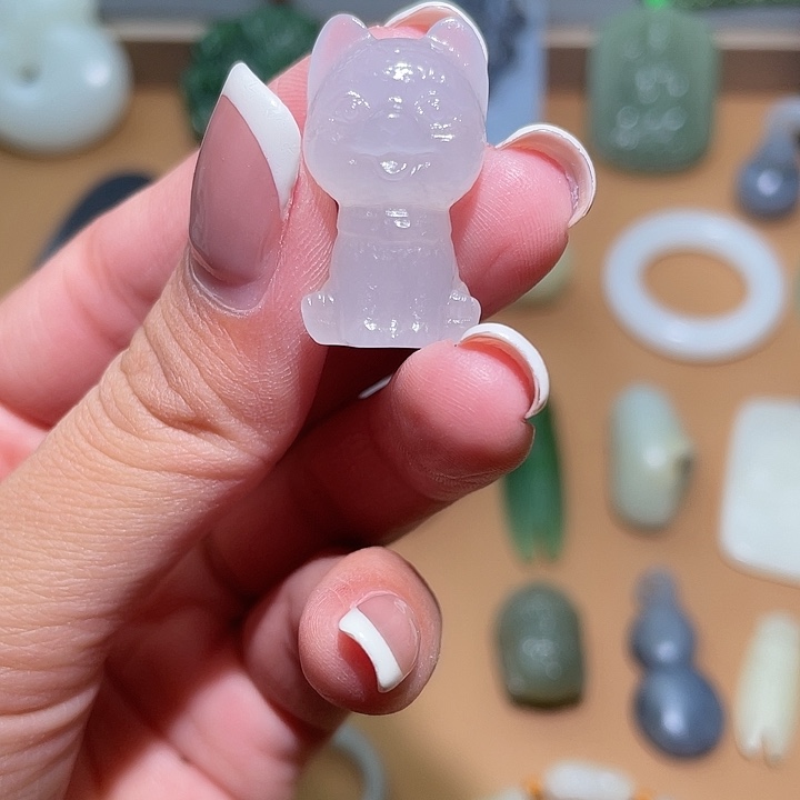 和田玉未镶嵌车挂