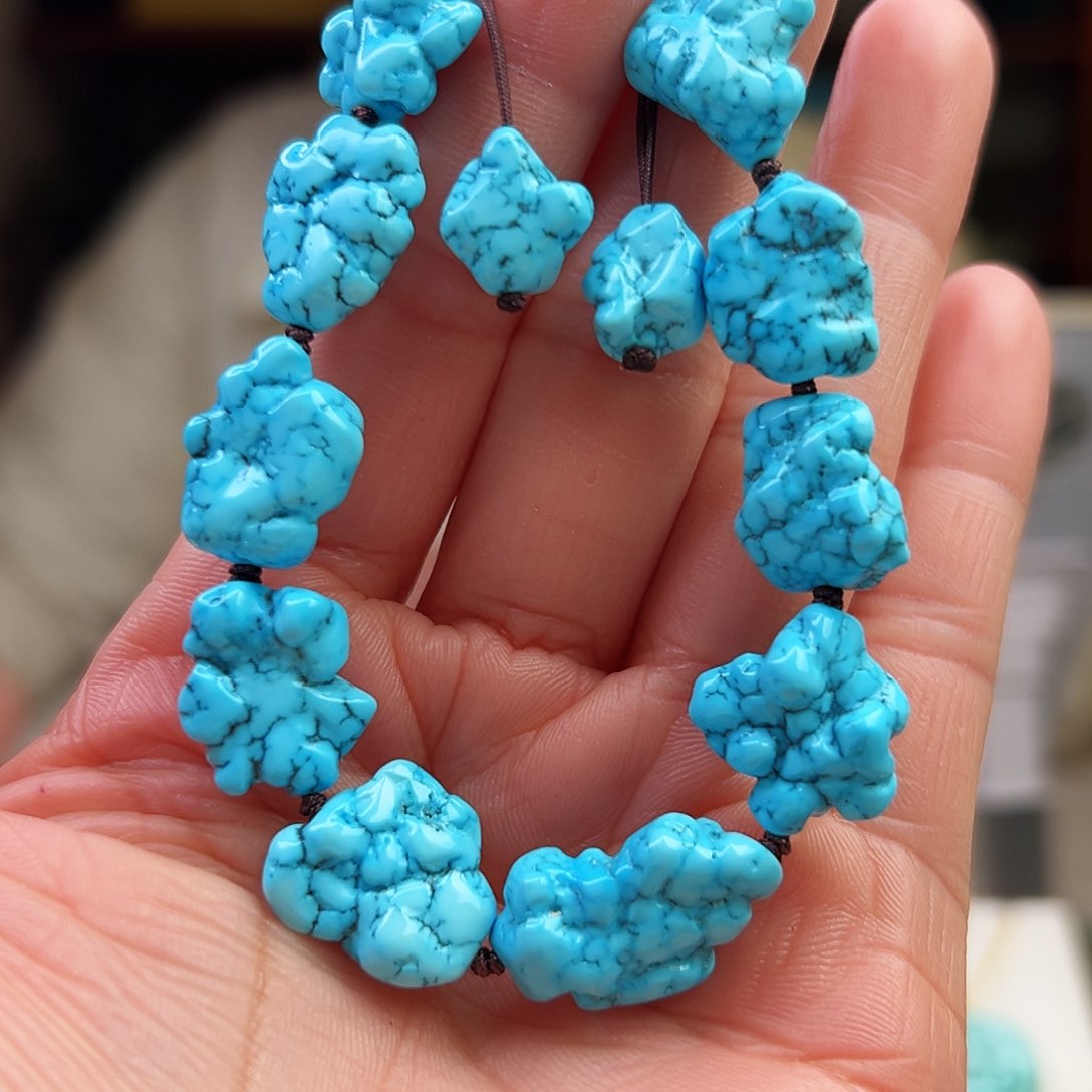 绿松石珠宝奇石未镶嵌