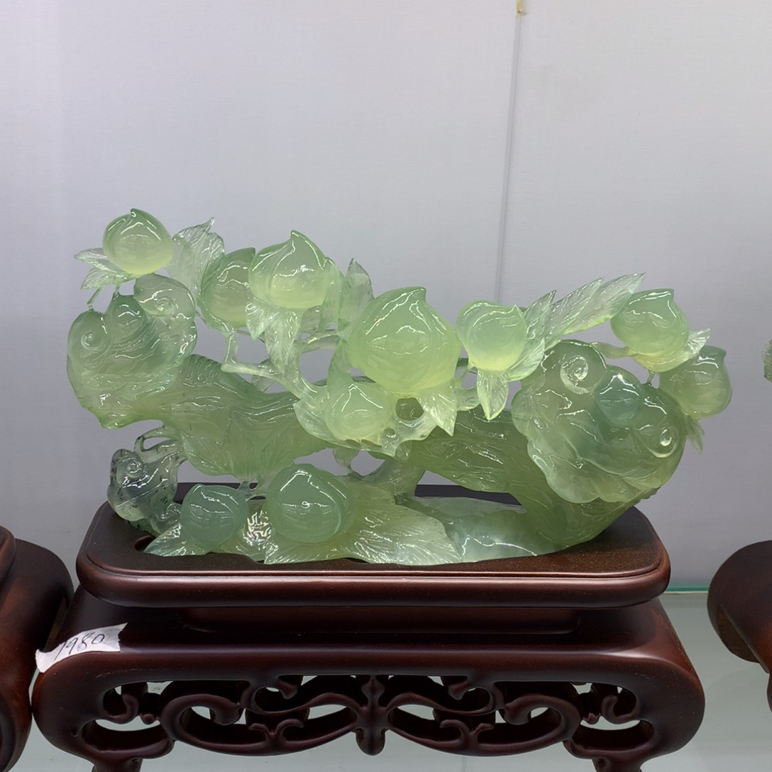 蛇纹石玉（覆膜）珠宝奇石未镶嵌