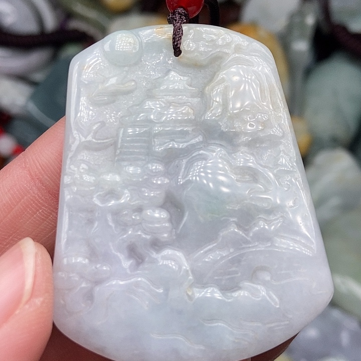 颈饰未镶嵌翡翠翡翠