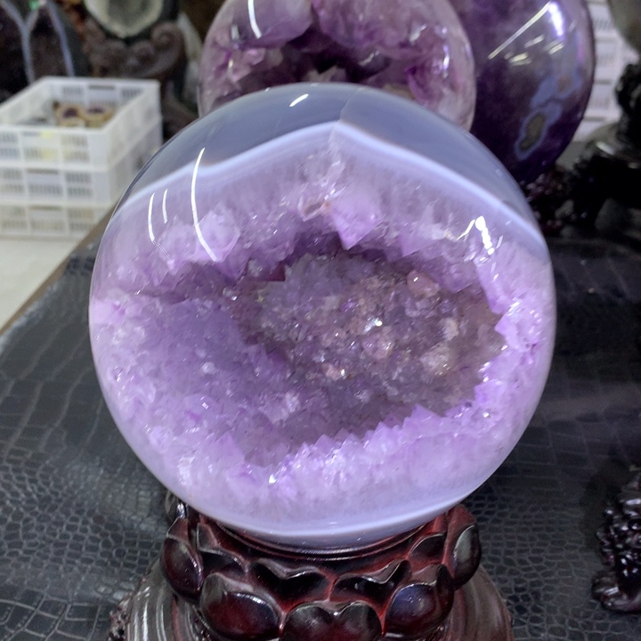 梦幻紫开口笑未镶嵌水晶