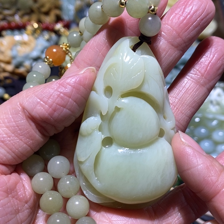 岫玉岫玉吊坠未镶嵌