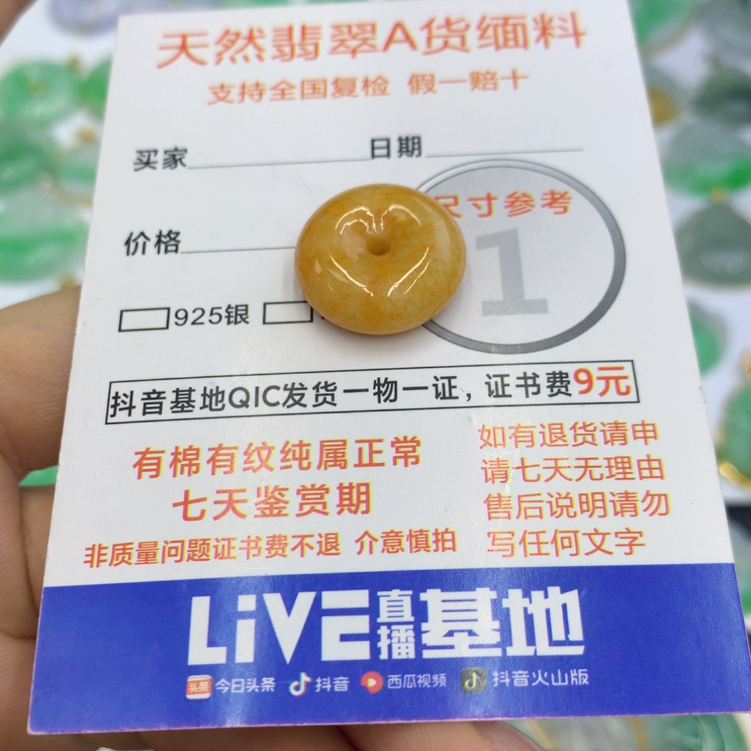 翡翠颈饰未镶嵌翡翠