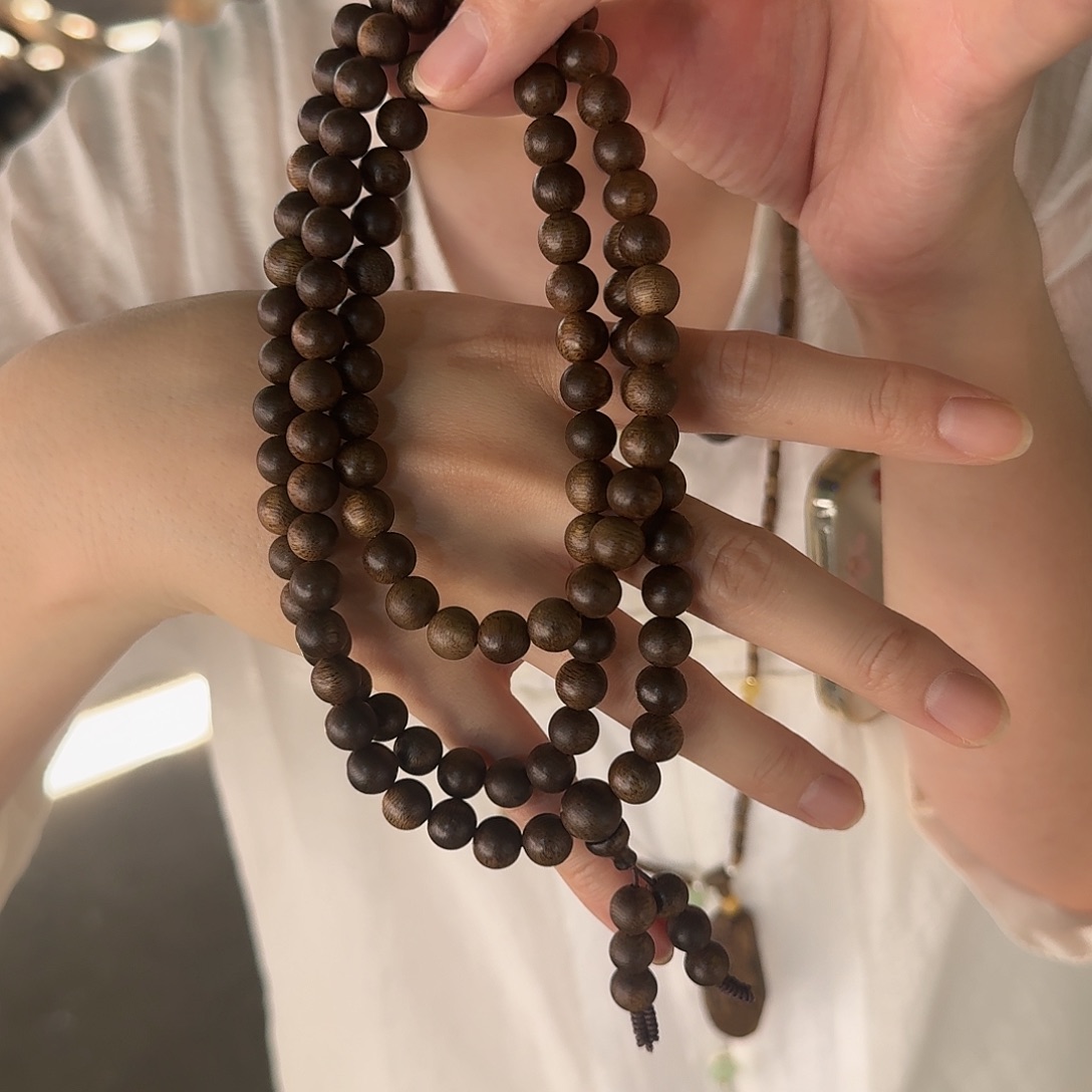 沉香碎屑沉香0.8多圈白棋