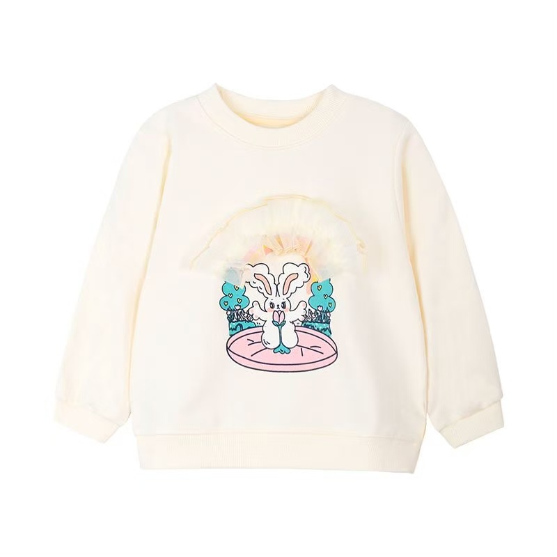 婴童四季外出打底婴幼儿女童长袖洋气春秋薄款小童印花时尚丞